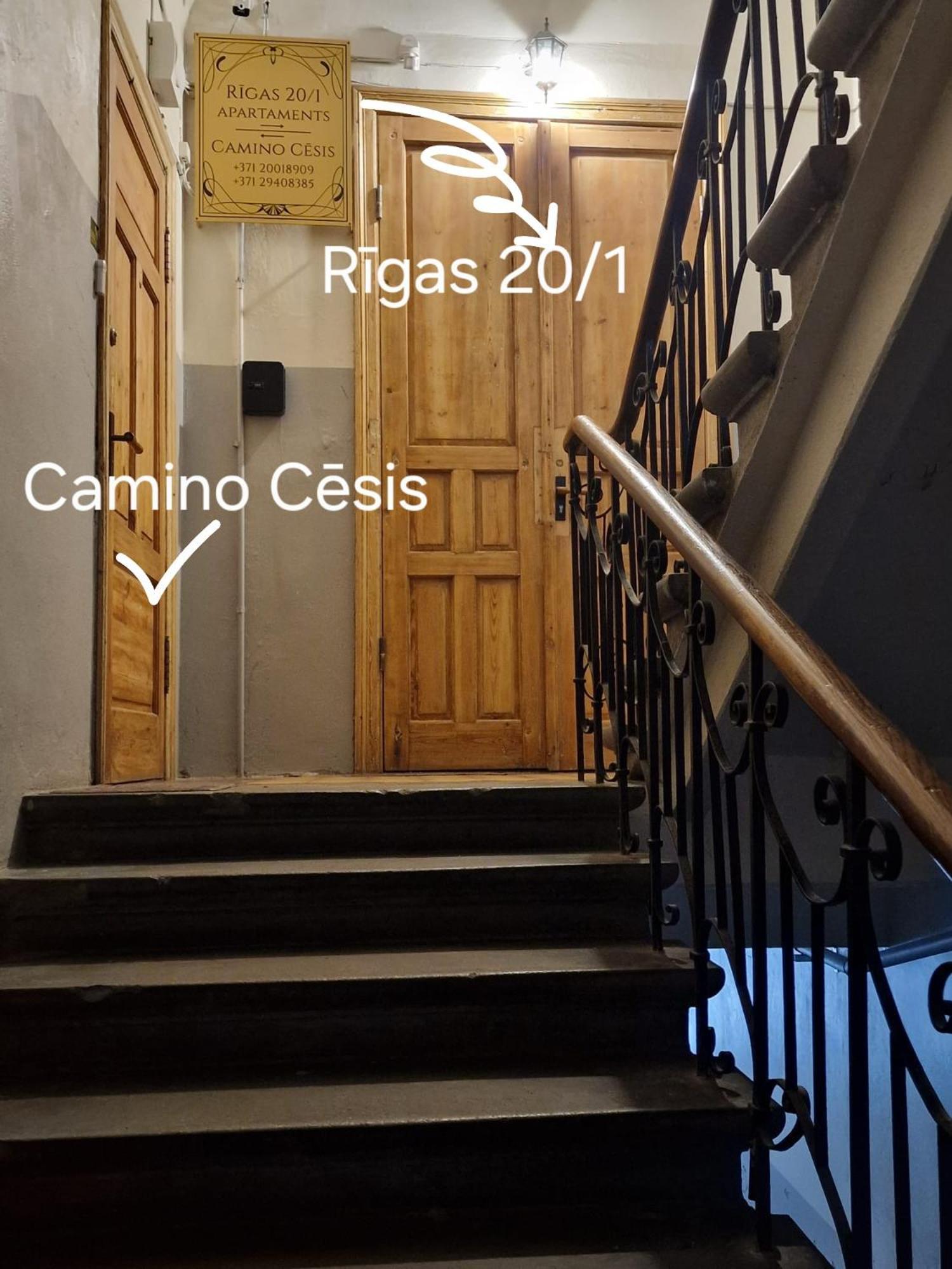 Rigas 20/1 Apartaments Цесис Экстерьер фото